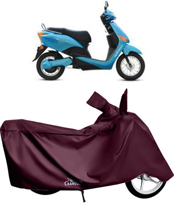 XAFO Waterproof Two Wheeler Cover for Hero(Electric, Red)