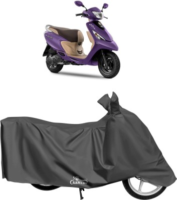 DROHAR Waterproof Two Wheeler Cover for TVS(Zest, Grey)