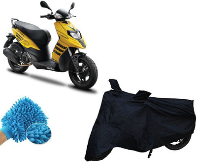 Adhvik Two Wheeler Cover for Aprilia(Storm 125, Black)