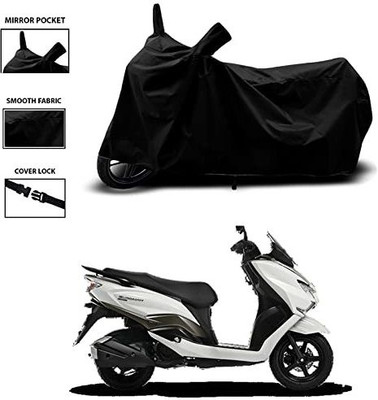 KEDIT Two Wheeler Cover for Suzuki(Burgman Street, Black)