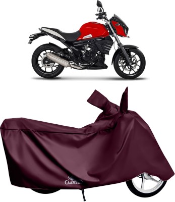 DROHAR Waterproof Two Wheeler Cover for Mahindra(Mojo, Red)