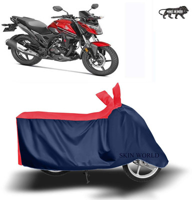 SKIN WORLD Two Wheeler Cover for Honda(X-Blade, Red)
