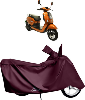 DROHAR Waterproof Two Wheeler Cover for Okinawa(Lite, Red)