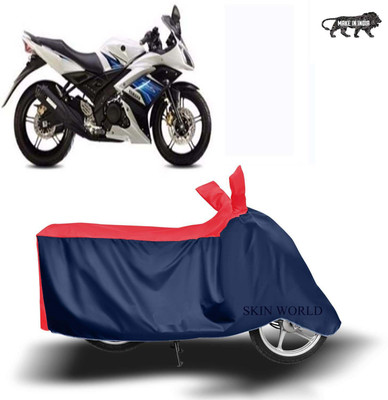 SKIN WORLD Two Wheeler Cover for Yamaha(YZF R15 S, Red)