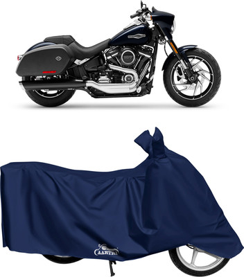 DROHAR Waterproof Two Wheeler Cover for Harley Davidson(Sport, Blue)