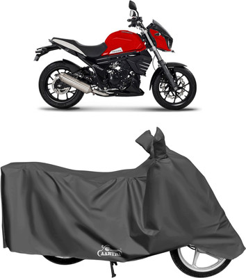 DROHAR Waterproof Two Wheeler Cover for Mahindra(Mojo, Grey)