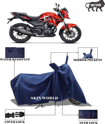 THE REAL ARV Waterproof Two Wheeler Cover for Hero(Xtreme 200R, Blue)