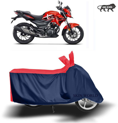 SKIN WORLD Two Wheeler Cover for Hero(Xtreme 200R, Red)
