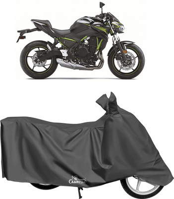 DROHAR Waterproof Two Wheeler Cover for Kawasaki(Z650, Grey)