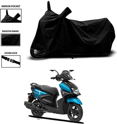KEDIT Two Wheeler Cover for Yamaha(Ray-ZR 125FI BS6, Black)