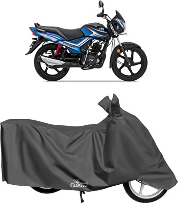 DROHAR Waterproof Two Wheeler Cover for TVS(Star, Grey)
