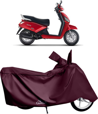 DROHAR Waterproof Two Wheeler Cover for Mahindra(Gusto, Red)