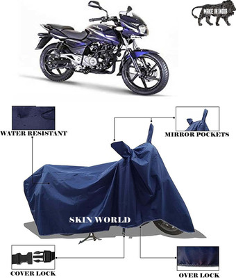 sydocykon Two Wheeler Cover for Bajaj(Pulsar 180 DTS-i, Blue)