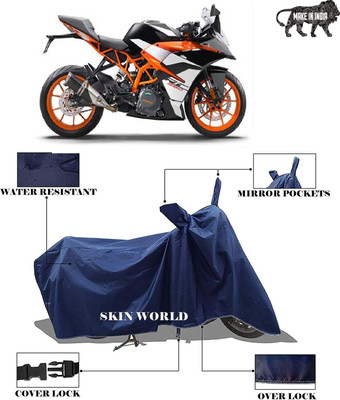 THE REAL ARV Waterproof Two Wheeler Cover for KTM(RC 390, Blue)
