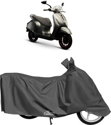 XAFO Waterproof Two Wheeler Cover for Bajaj(Chetak, Grey)