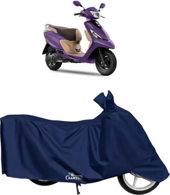 XAFO Waterproof Two Wheeler Cover for TVS(Zest, Blue)