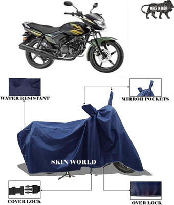 THE REAL ARV Waterproof Two Wheeler Cover for Yamaha(Saluto, Blue)