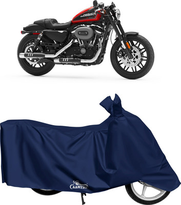 DROHAR Waterproof Two Wheeler Cover for Harley Davidson(Roadster, Blue)