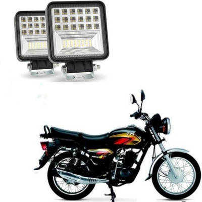 AUTOGARH 42 LED Square Fog Light for TVS Max 4R Fog Lamp Motorbike LED for TVS (12 V, 126 W)(MAX4R, Pack of 2)