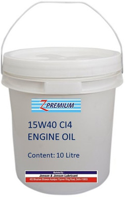 Z Premium 898989898656 15W40 CI4 High Performance Engine Oil(10 L, Pack of 1)