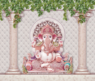 Decorative Production Religious Multicolor Wallpaper(122 cm x 92 cm)