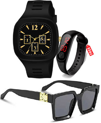 M John's BADSHSH SUNGLASS-01 GOOD FOR BOY'S AND MEN'S HANDSOME LOO Analog Watch  - For Boys