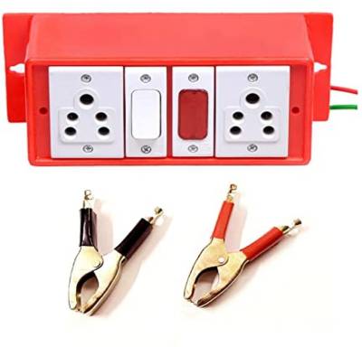 ERH India Battery Connector Clips Red Black 12v dc to 220v ac Converter for car Worldwide Adaptor
