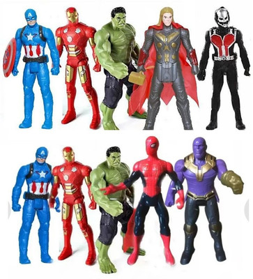 RIGHT SEARCH COMBO PACK OF AVENGER TOY SET-8(Multicolor)