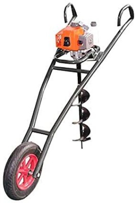 Sauran Trolley Earth Auger 52CC with 6 Inch Bit Used for Ground Hole Digger Machines Auger Drill(One Man Operation)