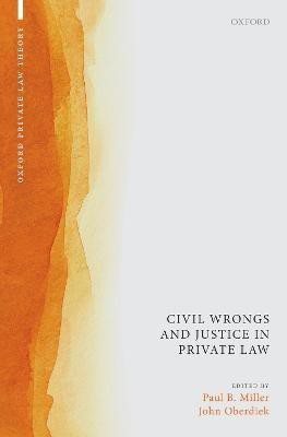 Civil Wrongs and Justice in Private Law(English, Hardcover, unknown)