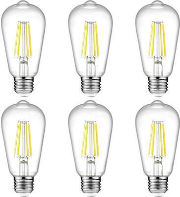 Arus 100 W Basic Capsule E26 LED Bulb(Yellow, Pack of 6)