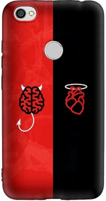 printwhiz Back Cover for Mi Redmi Y1(Black, Red)