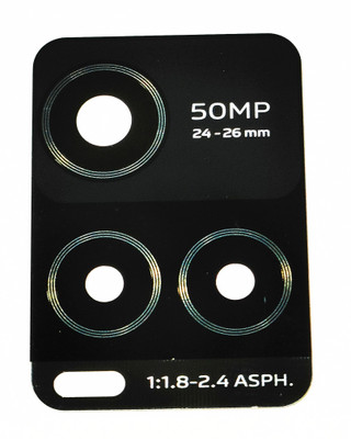 BLACKCLOUD Back Camera Lens Glass Protector for Vivo Y33s black(Pack of: 1)