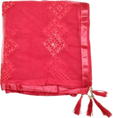 King Traders Net Embroidered Women Dupatta