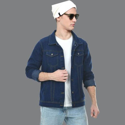 Masterly Weft Full Sleeve Solid Men Denim Jacket