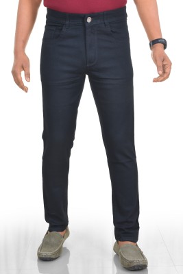 PLOUNGE Skinny Men Black Jeans