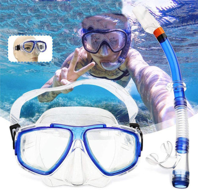 JENY Strap AntiFog AntiLeak Diving Goggles Snorkeling Packages Professional Swim Kit Swimming Kit