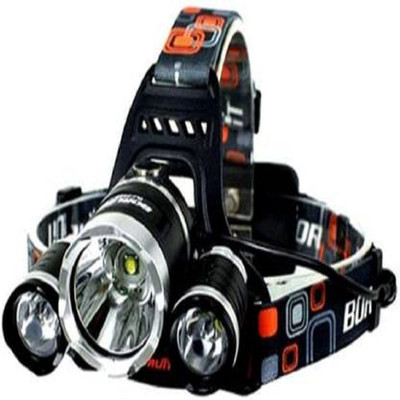 PARADIYA SALES 3 LED Head Lamp Flash Light Adjustable Rechargeable Battery MULTI COLOUR LED Headlamp(Multicolor)