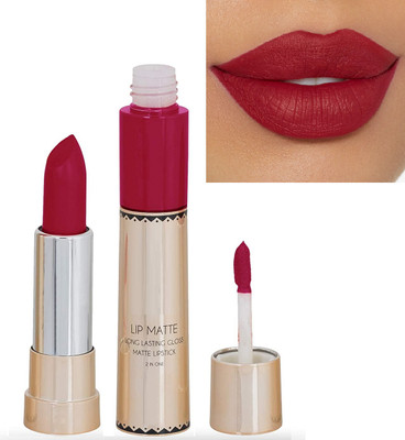 tanvi27 Lip Matte 2 IN 1 Long Lasting Matte & Gloss Lipstick,MARRY COLOR(PINK, 8 g)
