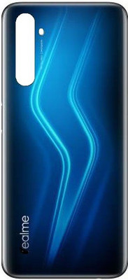 Sandreezz Realme 6 Pro (with Proper Logo) (Glass) Back Panel(Lightning Blue)
