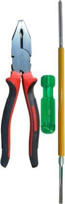Exotic Arcade Combo of 8 Inch Plier and Long Screwdriver || Combination Snap Ring Plier(Length : 8 inch)