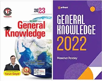 Tarun Goyal Knowledge 2023 | Based On NCERT Pattern With Arihant General Knowledge 2022 Manohar Pandey(Paperback, Manohar Pandey, Tarun Goyal)