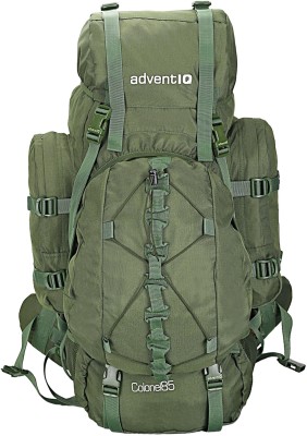 AdventIQ Military/Army Rucksack Bag(Detachable Daypack + Rain Cover) 85 L-Colonel Series-Olive Green Color Rucksack  - 85 L(Green)