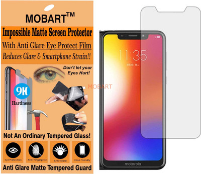 MOBART Tempered Glass Guard for MOTO P30 PLAY(Pack of 1)