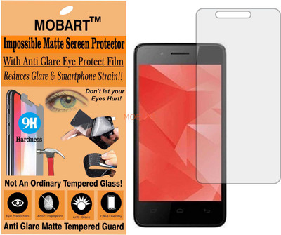 MOBART Tempered Glass Guard for Micromax Bharat 2(Pack of 1)