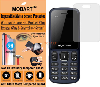 MOBART Tempered Glass Guard for MICROMAX X412(Pack of 1)