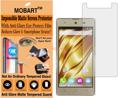 MOBART Tempered Glass Guard for MICROMAX CANVAS SELFIE 4 Q349 (Matte Finish)(Pack of 1)