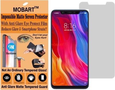 MOBART Tempered Glass Guard for XIAOMI MI 8 PRO (Matte Finish)(Pack of 1)
