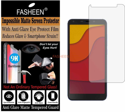 Fasheen Tempered Glass Guard for MOBISTAR C1 SHINE (Matte Finish)(Pack of 1)