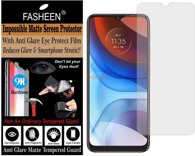 Fasheen Tempered Glass Guard for MOTOROLA E7 POWER (Matte Finish)(Pack of 1)
